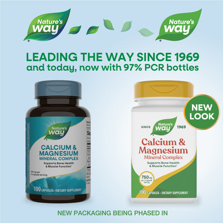 <{%MAIN7_41310%}>Nature's Way® | Calcium & Magnesium Mineral Complex - package updates old to new