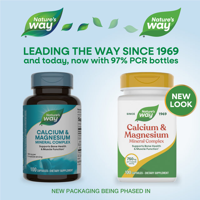 <{%MAIN7_41310%}>Nature's Way® | Calcium & Magnesium Mineral Complex - package updates old to new