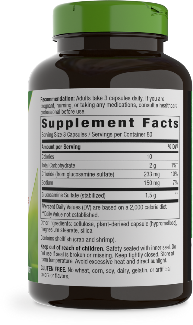 <{%360IMAGE1_01787%}>Nature's Way® | GS-500 Glucosamine Sulfate - right side of pack