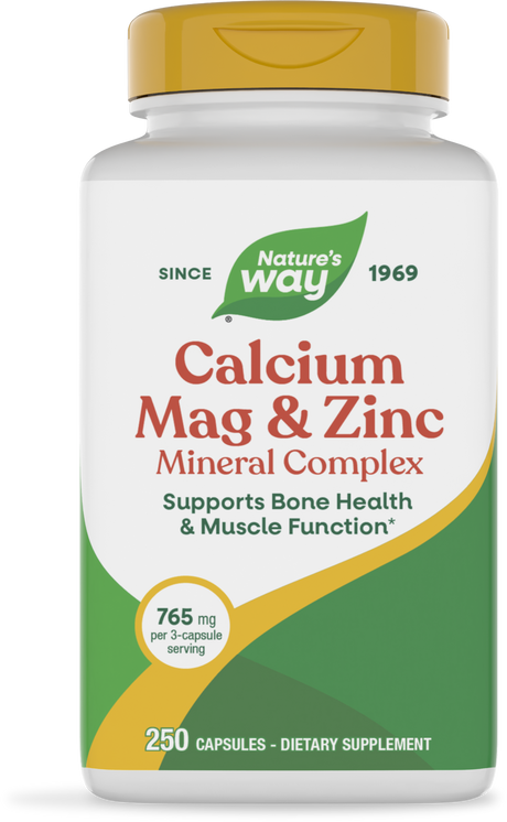 <{%PRIMARY_41411%}>Nature's Way® | Calcium-Magnesium-Zinc, 250 capsules