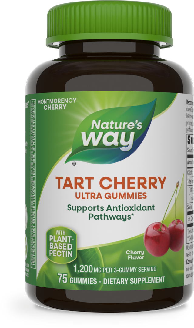 <{%PRIMARY_10809%}>Nature's Way® | Tart Cherry Ultra Gummies, 75 gummies, Cherry