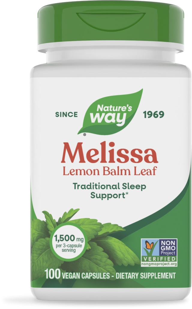 <{%PRIMARY_14650%}>Nature's Way® | Melissa-Lemon Balm Leaf, 100 capsules
