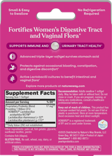 <{%360IMAGE5_13950%}>Nature's Way® | Probiotic Pearls Women's - back of pack
