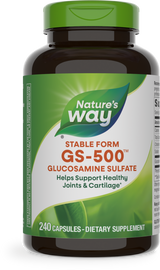 <{%PRIMARY_01787%}>Nature's Way® | GS-500 Glucosamine Sulfate, 240 capsules