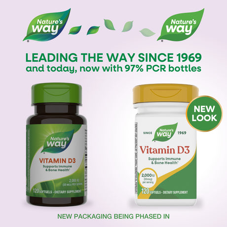<{%MAIN7_15590%}>Nature's Way® | Vitamin D3 - package updates old to new