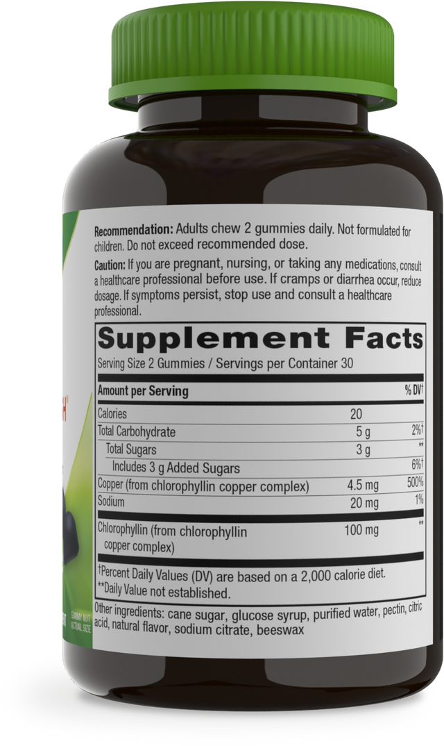<{%360IMAGE1_14260%}>Nature's Way® | Chlorofresh Gummies - right side of pack