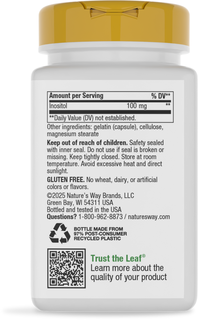 <{%360IMAGE7_40521%}>Nature's Way® | Vitamin B-100 Complex - back of pack
