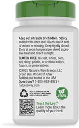 <{%360IMAGE3_14650%}>Nature's Way® | Melissa-Lemon Balm Leaf - back of pack