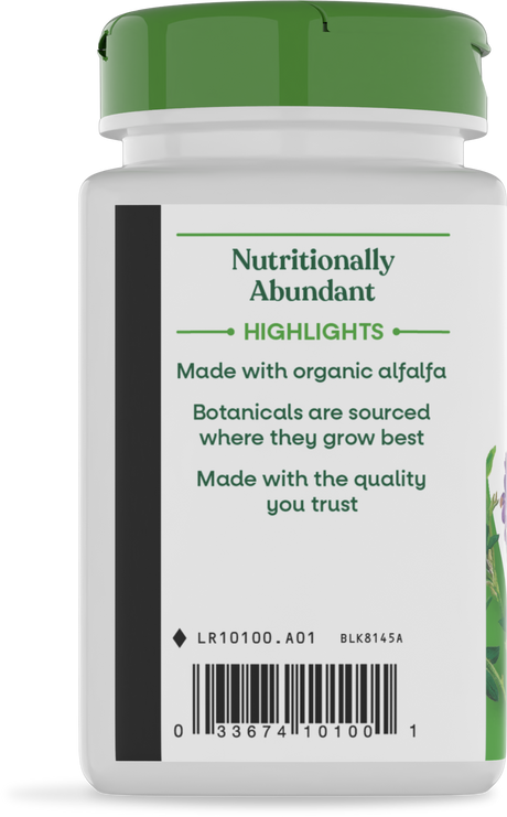 <{%360IMAGE2_10100%}>Nature's Way® | Alfalfa - left side of pack