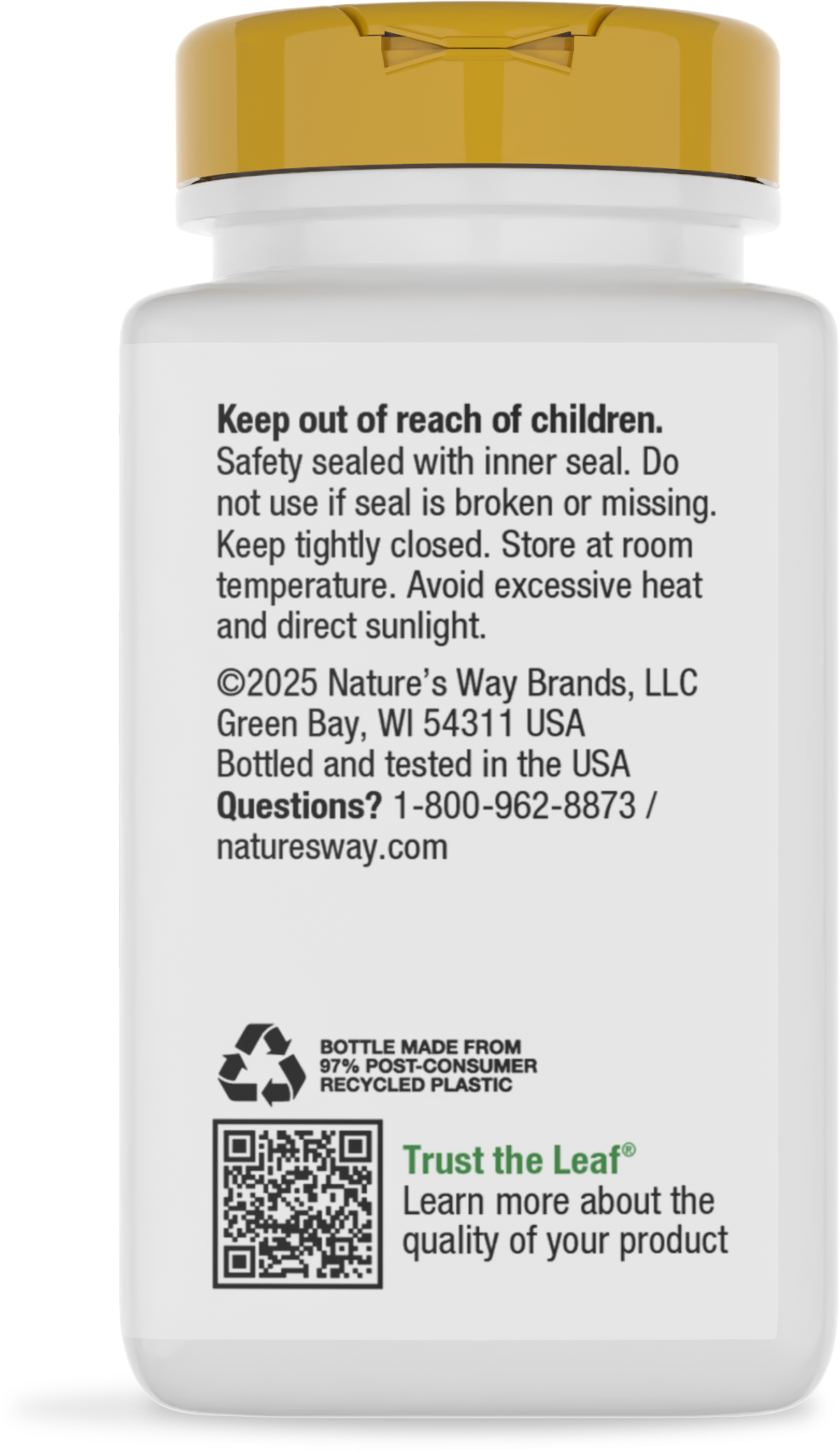 <{%360IMAGE3_40421%}>Nature's Way® | Riboflavin Vitamin B2 - back of pack