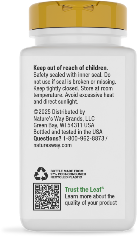 <{%360IMAGE3_15604%}>Nature's Way® | Vitamin D3 - back of pack