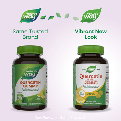 <{%MAIN1_14261%}>Nature's Way® | Quercetin Gummies - package updates old to new
