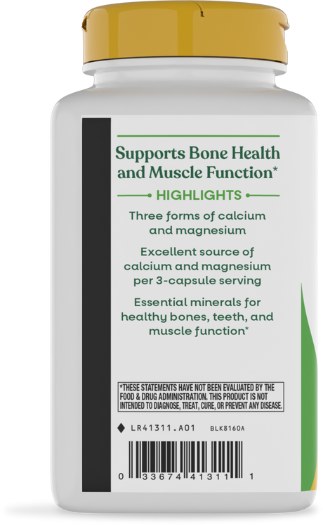 <{%360IMAGE2_41311%}>Nature's Way® | Calcium & Magnesium Mineral Complex - left side of pack