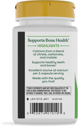 <{%360IMAGE6_41010%}>Nature's Way® | Calcium Citrate, Carbonate & Malate - left side of pack