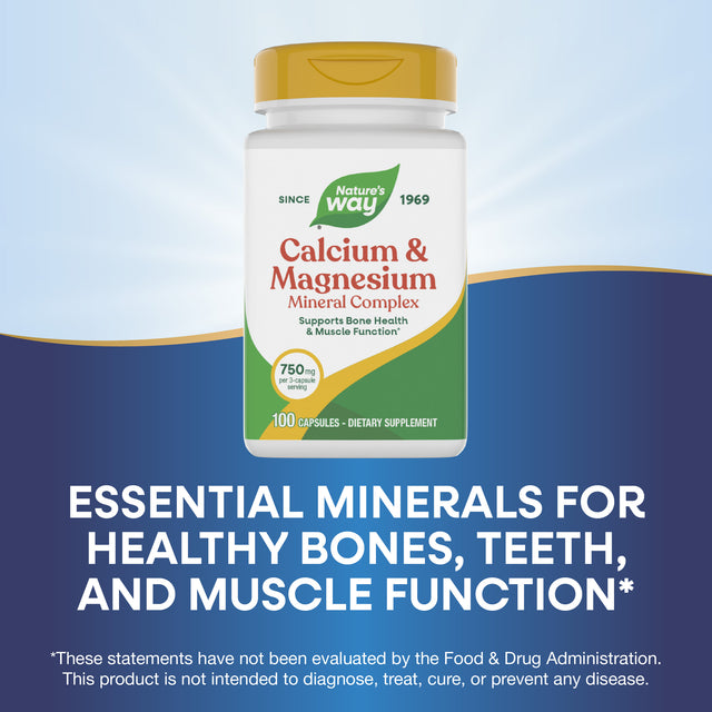 <{%MAIN9_41310%}>Nature's Way® | Calcium & Magnesium Mineral Complex