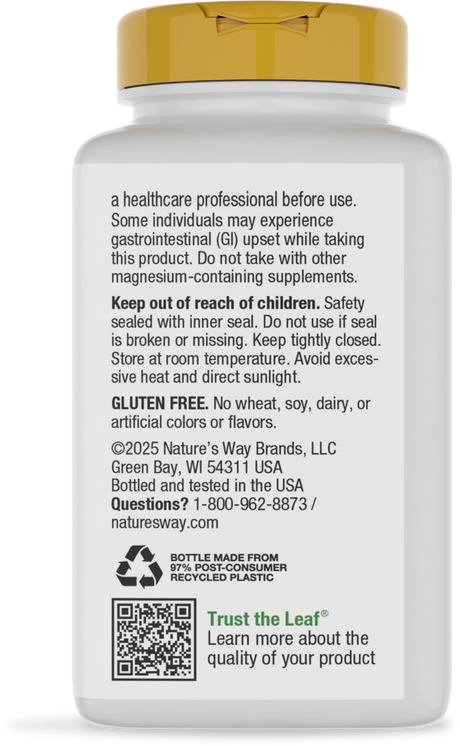 <{%360IMAGE7_41411%}>Nature's Way® | Calcium-Magnesium-Zinc - back of pack