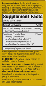 <{%360IMAGE1_14240%}>Nature's Way® | Primadophilus Reuteri Probiotics - right side of pack