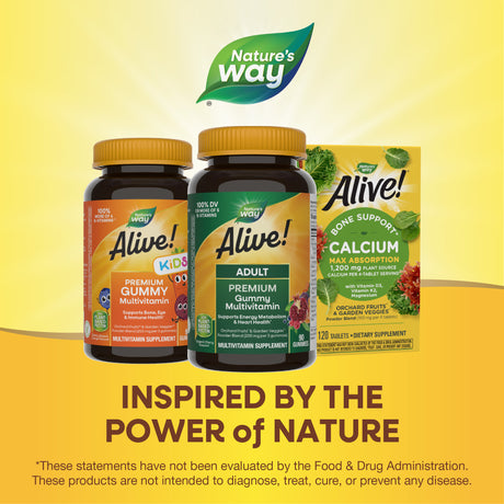 <{%MAIN5_15817%}>Nature's Way® | Alive! Adult Premium Gummy Multivitamin