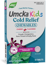 <{%PRIMARY_12351%}>Nature's Way® | Umcka Kids Cold Relief Chewables, 10 chewables, Cherry