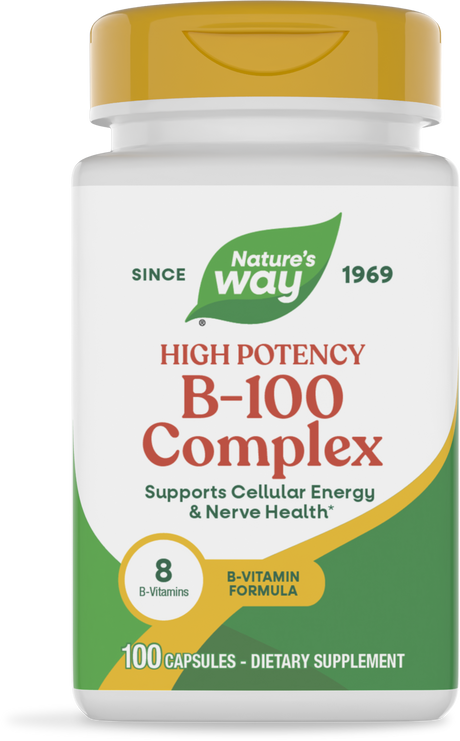 <{%PRIMARY_40521%}>Nature's Way® | Vitamin B-100 Complex, 100 capsules