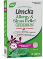 <{%PRIMARY_12194%}>Nature's Way® | Umcka Allergy & Sinus Relief Chewables, 20 chewables, Cherry