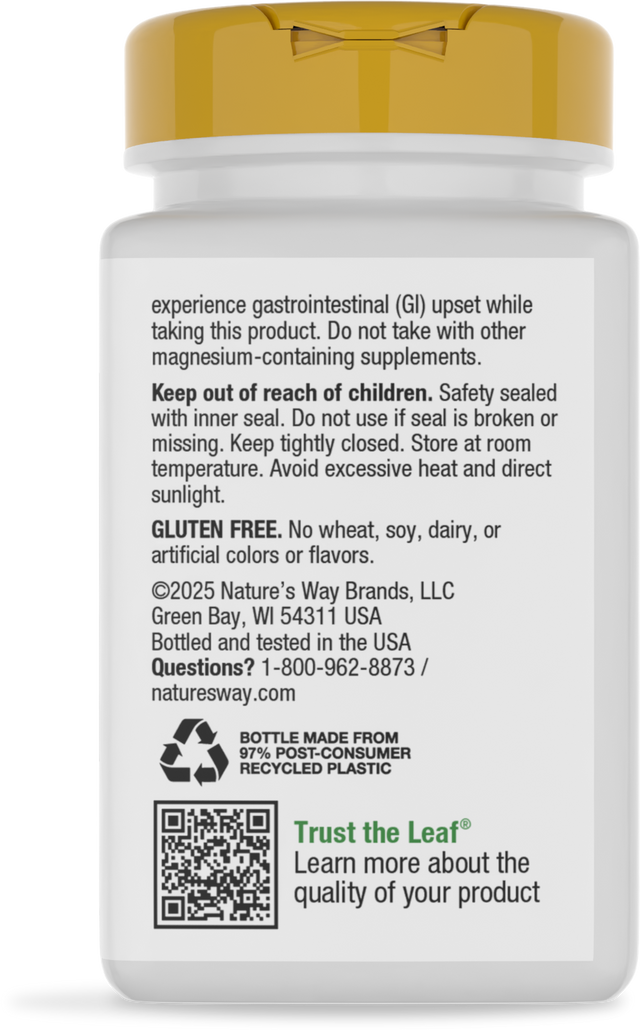 <{%360IMAGE3_41410%}>Nature's Way® | Calcium-Magnesium-Zinc - back of pack