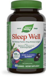 <{%PRIMARY_13981%}>Nature's Way® | Sleep Well Gummies, 90 gummies, Berry