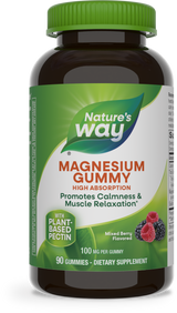 <{%PRIMARY_14602%}>Nature's Way® | Magnesium Gummy, 90 gummies, Mixed Berry