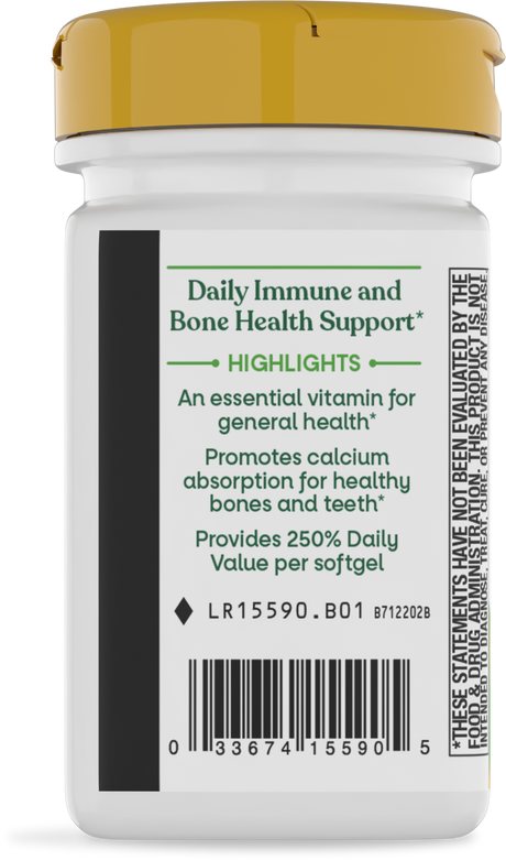 <{%360IMAGE6_15590%}>Nature's Way® | Vitamin D3 - left side of pack