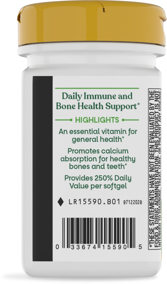 <{%360IMAGE6_15590%}>Nature's Way® | Vitamin D3 - left side of pack