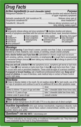 <{%360IMAGE1_12194%}>Nature's Way® | Umcka Allergy & Sinus Relief Chewables - back of pack