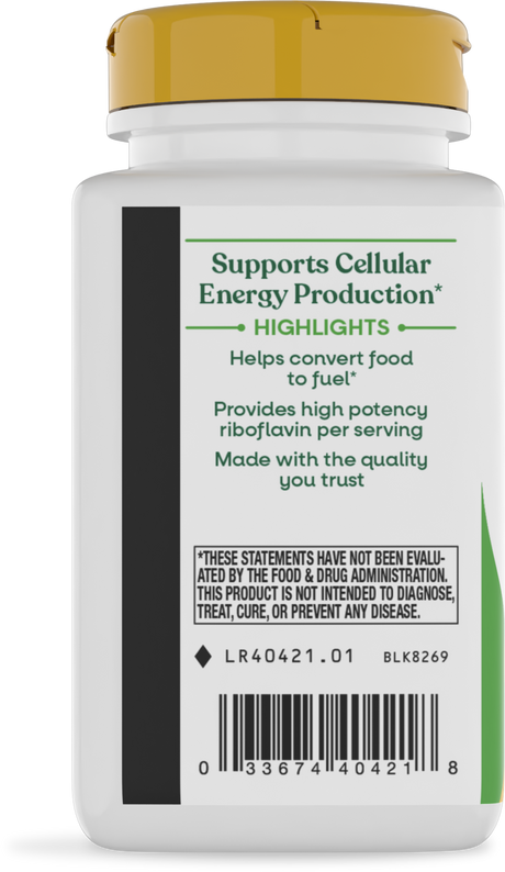 <{%360IMAGE2_40421%}>Nature's Way® | Riboflavin Vitamin B2 - left side of pack