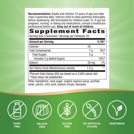 <{%MAIN4_10809%}>Nature's Way® | Tart Cherry Ultra Gummies