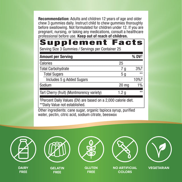 <{%MAIN4_10809%}>Nature's Way® | Tart Cherry Ultra Gummies