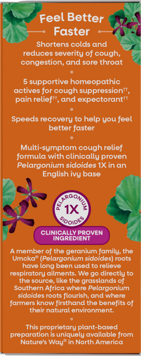 <{%360IMAGE3_15864%}>Nature's Way® | Umcka Cough Relief Syrup - left side of pack