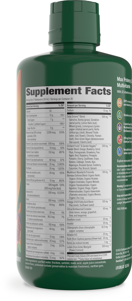 <{%360IMAGE1_15395%}>Nature's Way® | Alive! Max Potency Complete Liquid Multivitamin - right side of pack