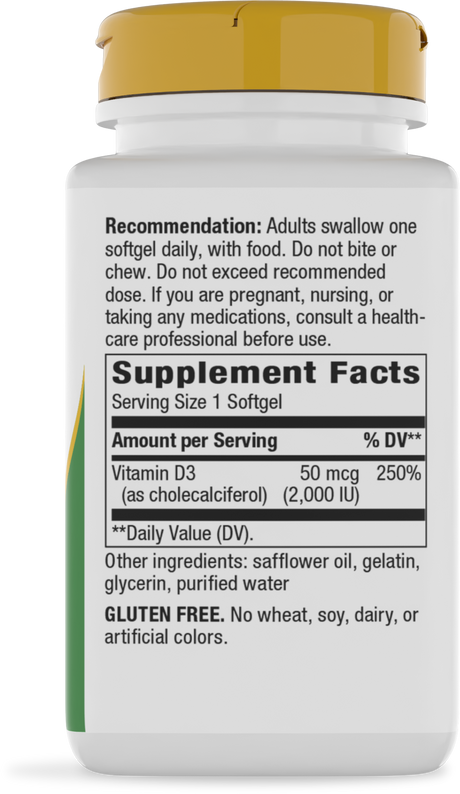 <{%360IMAGE1_15604%}>Nature's Way® | Vitamin D3 - right side of pack