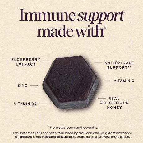 <{%MAIN1_15761%}>Nature's Way® | Sambucus Elderberry + Wildflower Honey Immune Gummy