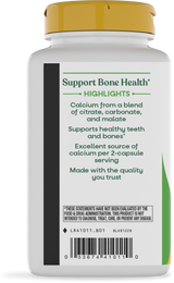 <{%360IMAGE2_41011%}>Nature's Way® | Calcium Citrate, Carbonate & Malate - left side of pack