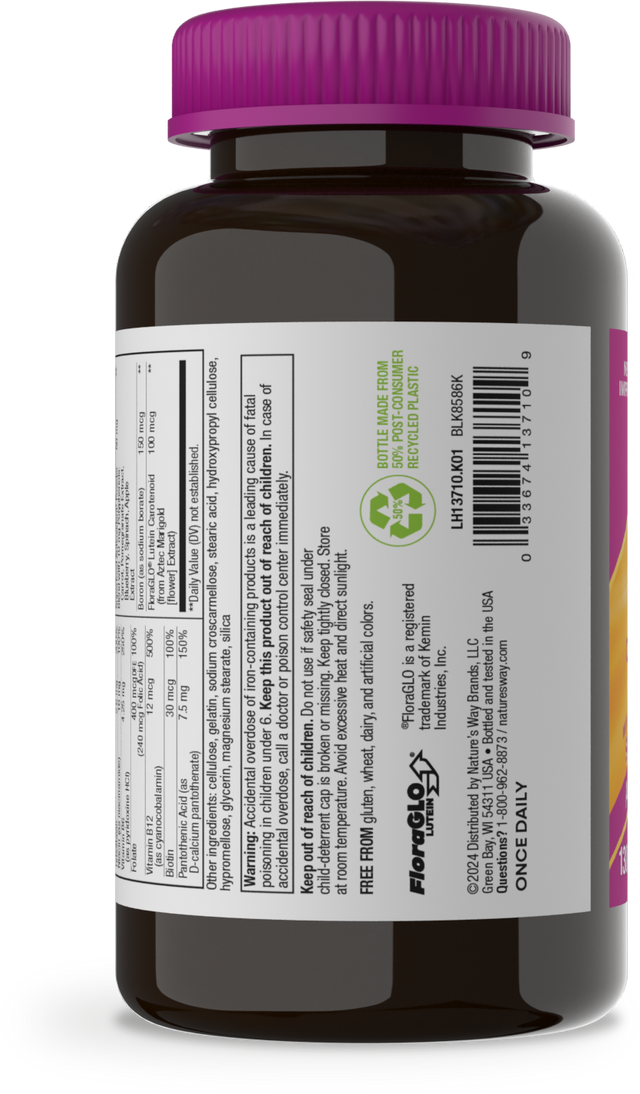 <{%360IMAGE2_13710%}>Nature's Way® | Alive! Women's Complete Multivitamin - left side of pack