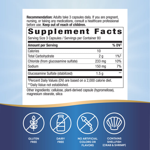 <{%MAIN4_01787%}>Nature's Way® | GS-500 Glucosamine Sulfate