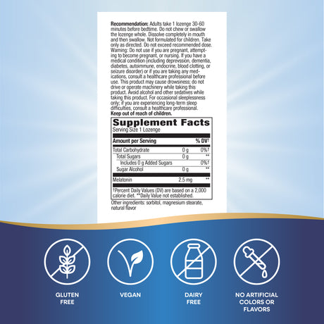<{%MAIN4_49111%}>Nature's Way® | Melatonin Lozenge
