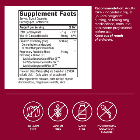 <{%MAIN3_11861%}>Nature's Way® | Pearls Urinary Tract Health Probiotic + CranRx
