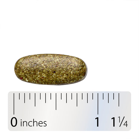 <{%360IMAGE4_12111%}>Nature's Way® | Alive! Women's Garden Goodness Complete Multivitamin - Tablet and ruler