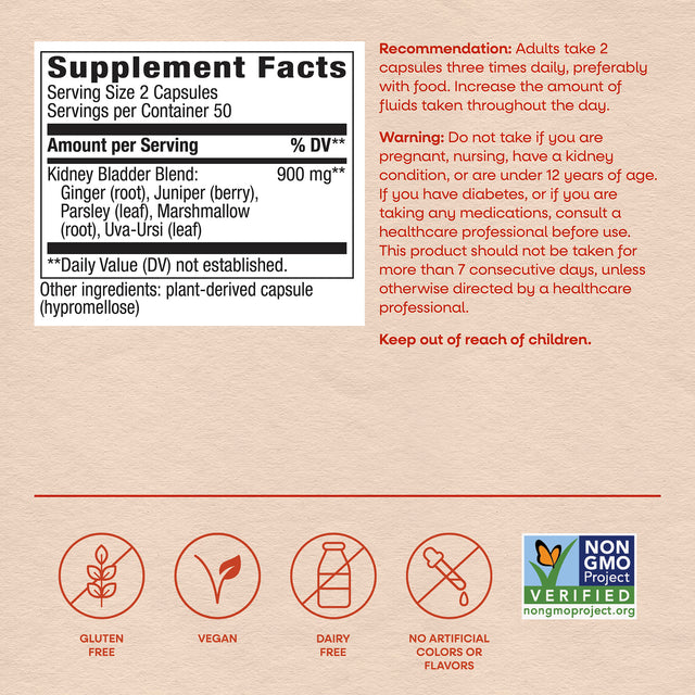 <{%MAIN4_110%}>Nature's Way® | Kidney Bladder Premium Blend