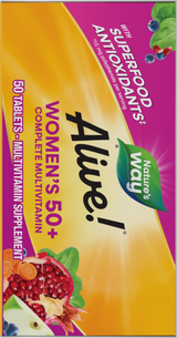 <{%360IMAGE6_13662%}>Nature's Way® | Alive! Women's 50+ Complete Multivitamin - left side of pack