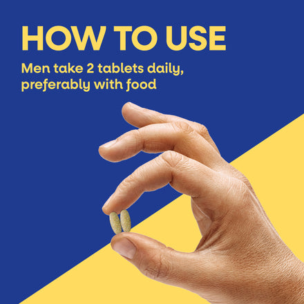 Alive! Men's 50+ Ultra Minis Multivitamin Supplement Facts