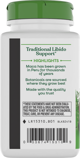 <{%360IMAGE2_15310%}>Nature's Way® | Maca Root - left side of pack