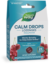 <{%PRIMARY_14983%}>Nature's Way® | Calm Drops Lozenges, 24 lozenges, Cherry