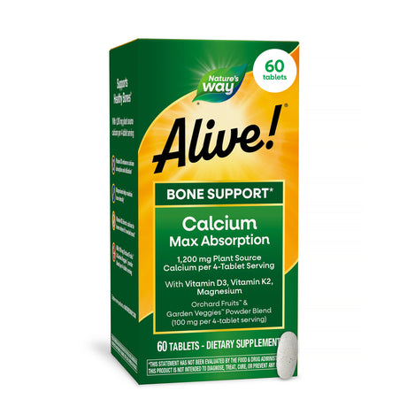 <{%MAIN18_15838%}>Nature's Way® | Alive! Calcium Bone Support